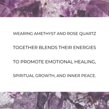 Amethyst Crazy Lace Agate Pendant Necklace: Rose Quartz & White Jade