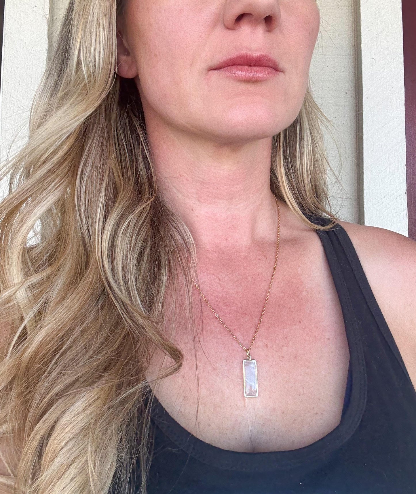 Intention Pearl Wish Jar Necklace - Manifestation Jewelry Gift