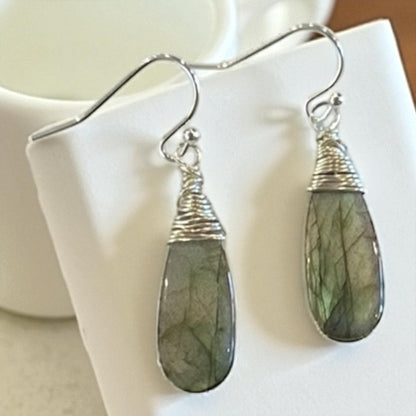 Enchanting Labradorite Dangle Earrings